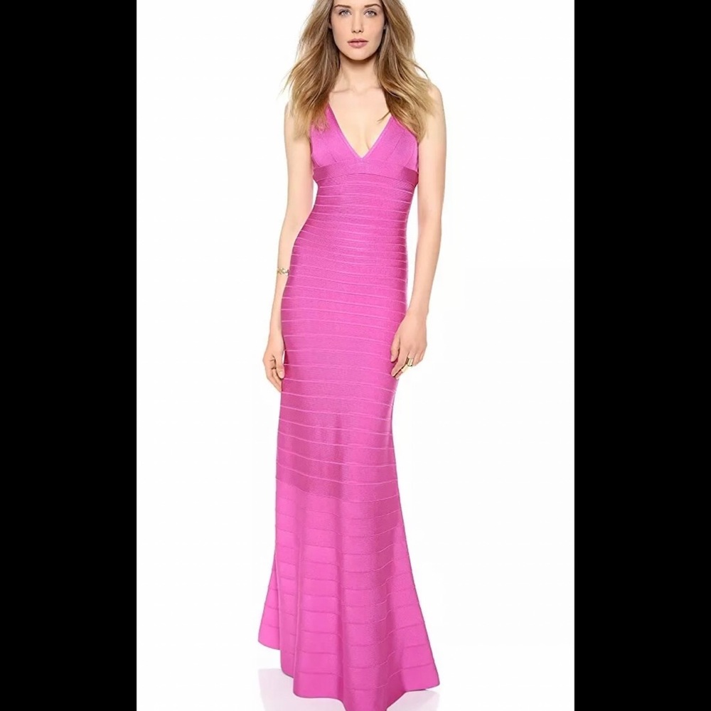 Herve Leger Kaiya Gown